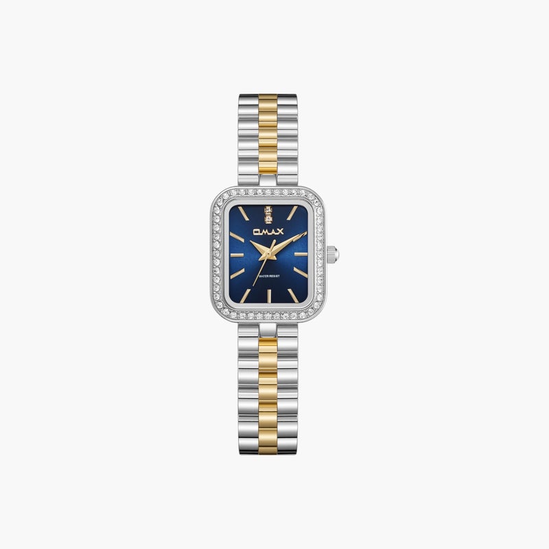 OMAX Crystal Embellished Women's Watch - Image 1